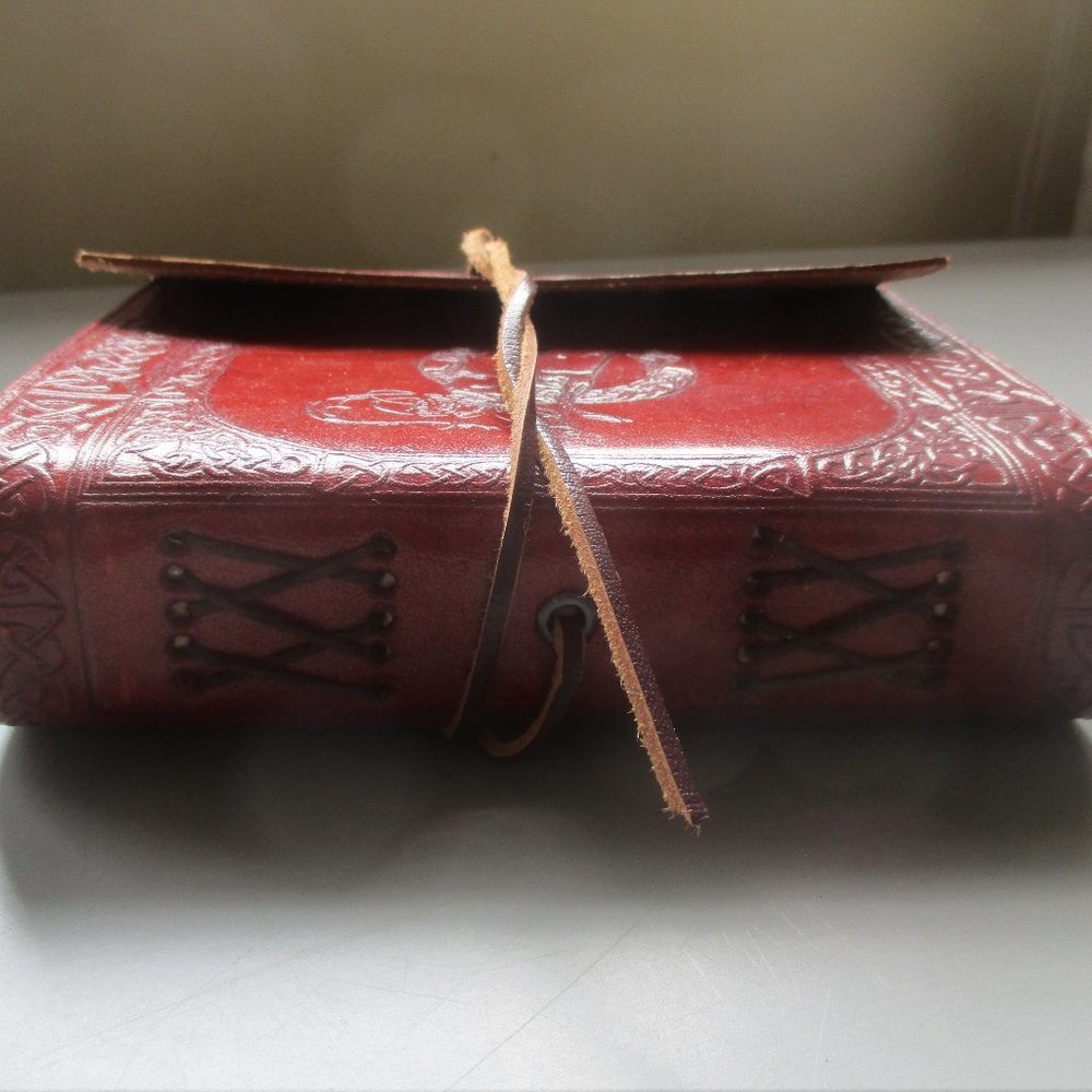 Handmade Hand Tooled Leather Journal - Picture 3 of 14